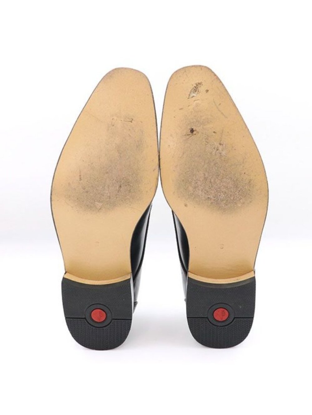 Louis Vuitton Double Monk Strap Shoes Business Size 8 Leather - Picture 8 of 11
